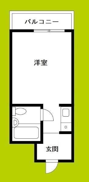 朝日プラザ天王寺 パサージュ(ワンルーム/4階)の間取り写真