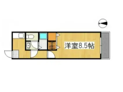 トップ・ザ・フローレンス(1K/2階)の間取り写真