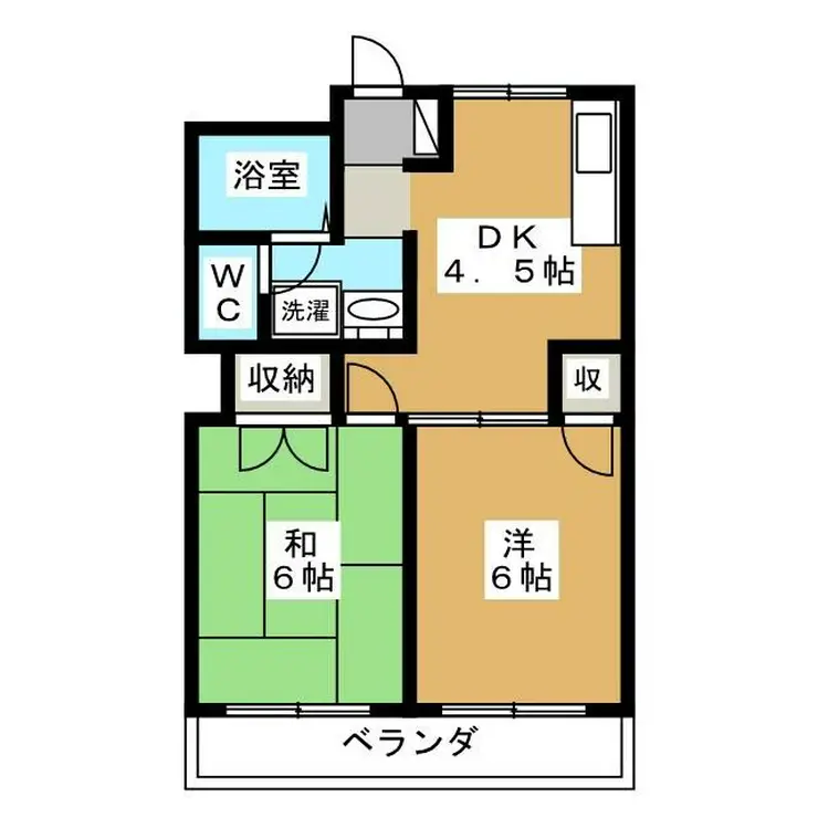 サンバレー3 1階階 間取り