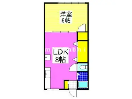 第31清水ハイツ(1LDK/2階)の間取り写真