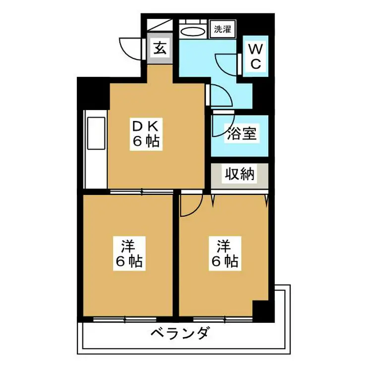 ロイヤルドレイク 2階階 間取り