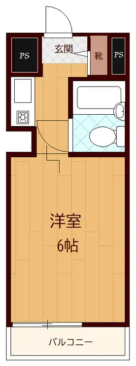 スカイガーデン 7階階 間取り