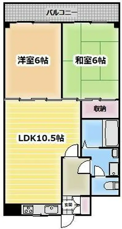 藤永コーポ 2階階 間取り