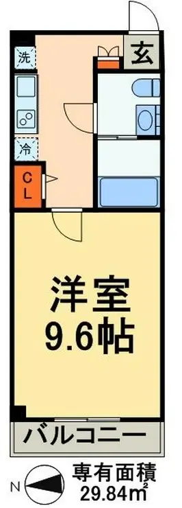 タケミツ幕張本郷マンション 3階階 間取り