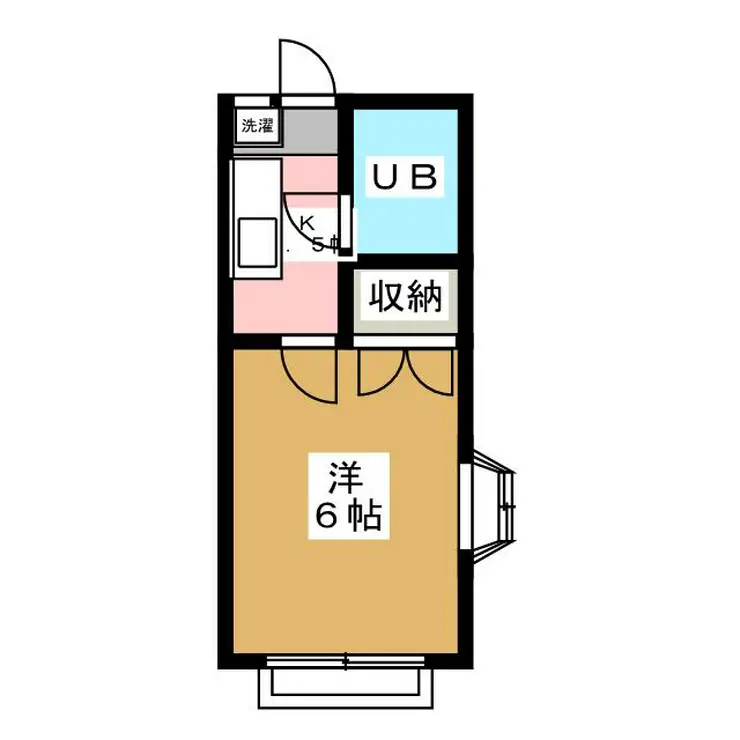 フォンテーヌ・ミキ 1階階 間取り