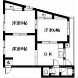 ANGELO白国(3DK/2階)の間取り写真