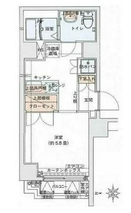 セントパレス池袋 10階階 間取り