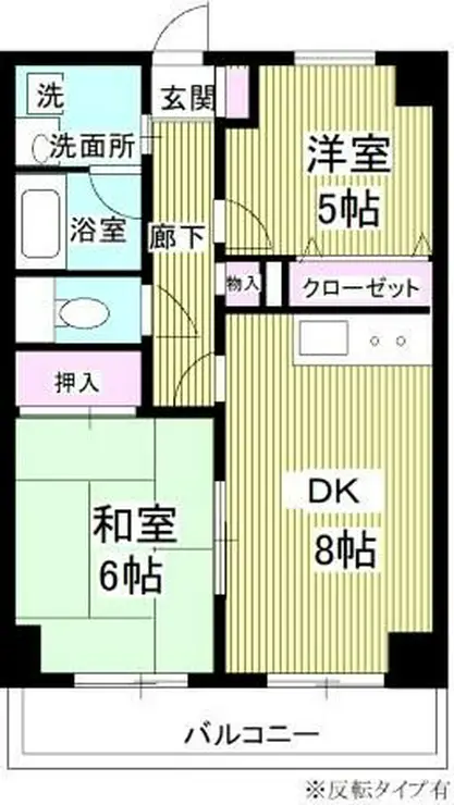 サンタパレス 2階階 間取り