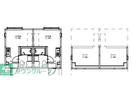 メゾン堀切菖蒲園(ワンルーム/1階)の間取り写真