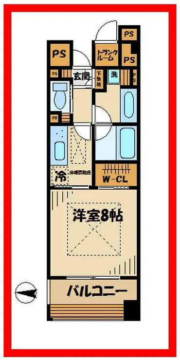 ロイヤルパーク多摩川2番館 3階階 間取り