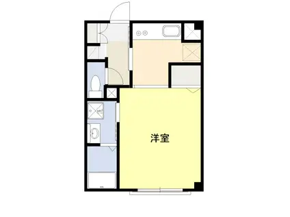 グレイシア(1K/2階)の間取り写真