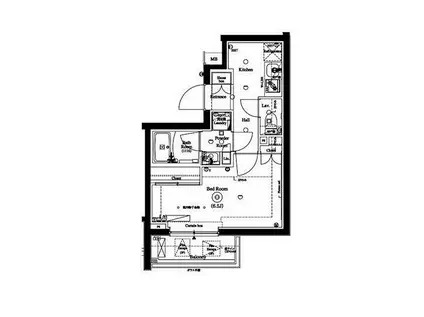 ARKMARK大森町(1K/1階)の間取り写真
