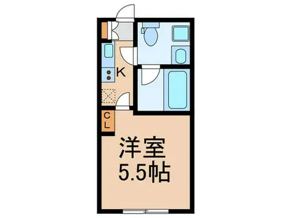 TF STORY JIYUGAOKA(1K/1階)の間取り写真