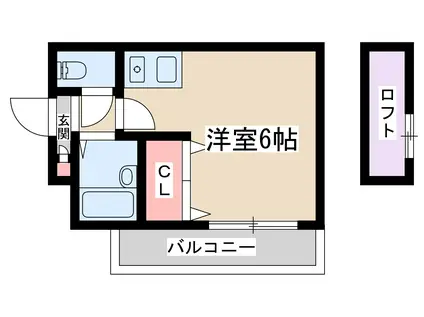 ザ・シティ新大阪(1K/2階)の間取り写真