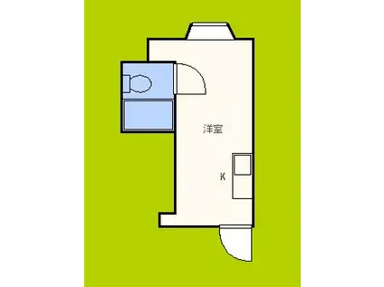 ラパンジール都島(ワンルーム/8階)の間取り写真