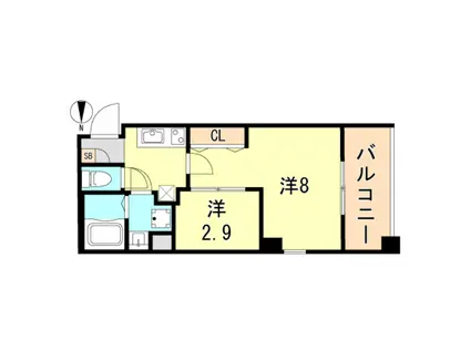 V-ルネサンス大塚町(1LDK/3階)の間取り写真