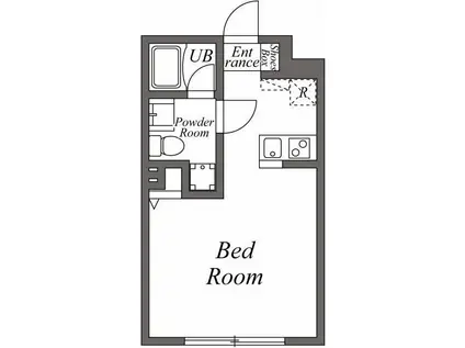 ユーレジデンス下北沢(ワンルーム/3階)の間取り写真