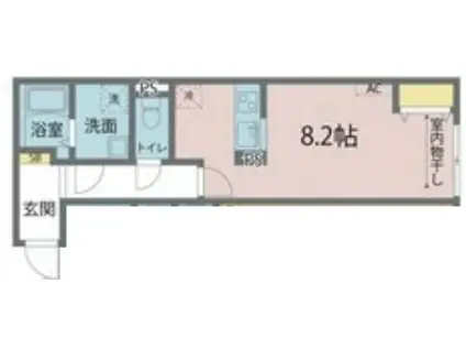 カインドネス町田IV(ワンルーム/3階)の間取り写真