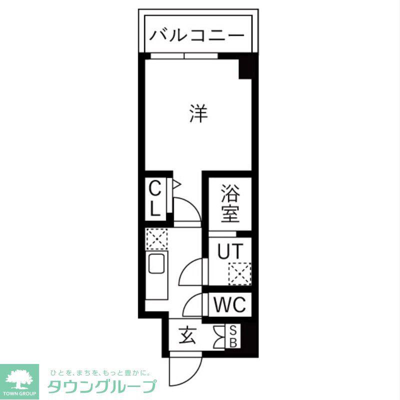 KDXレジデンス成増(1K/7階)の間取り写真