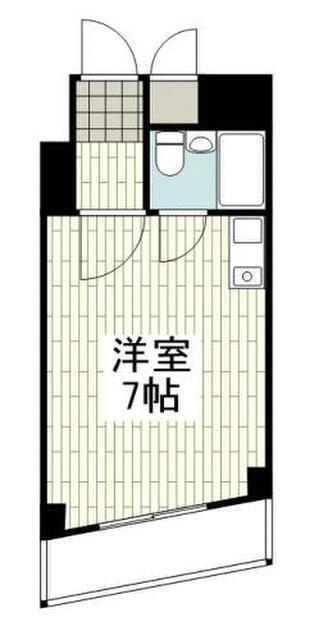 サングレイス保土ヶ谷駅前(ワンルーム/2階)の間取り写真