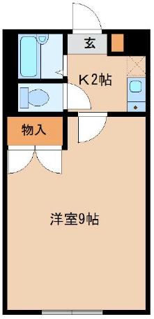 レオパレス小清水(1K/1階)の間取り写真