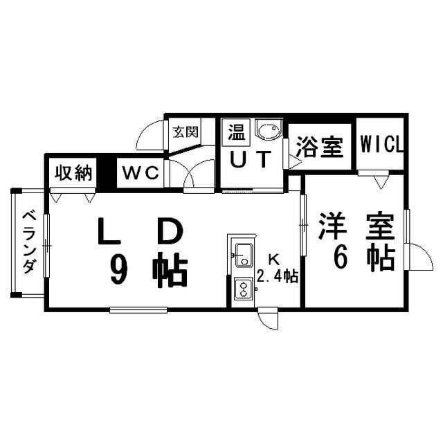 FREEDOM 6(1LDK/2階)の間取り写真
