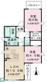 MAISON MIYABI(2LDK/2階)の間取り写真