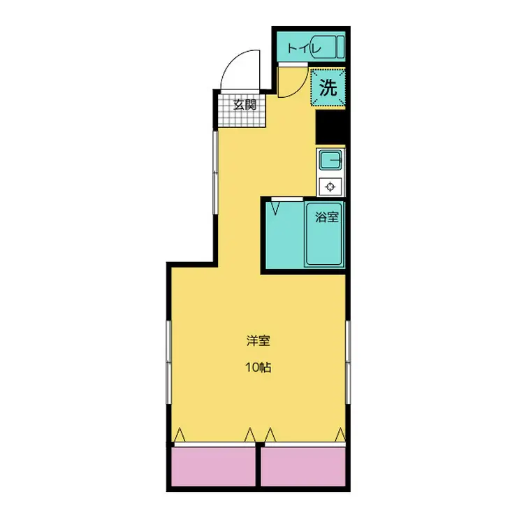 アピール深川 3階階 間取り