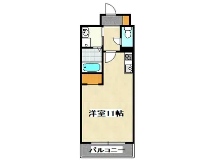 SEIWA LIVE 21(ワンルーム/5階)の間取り写真