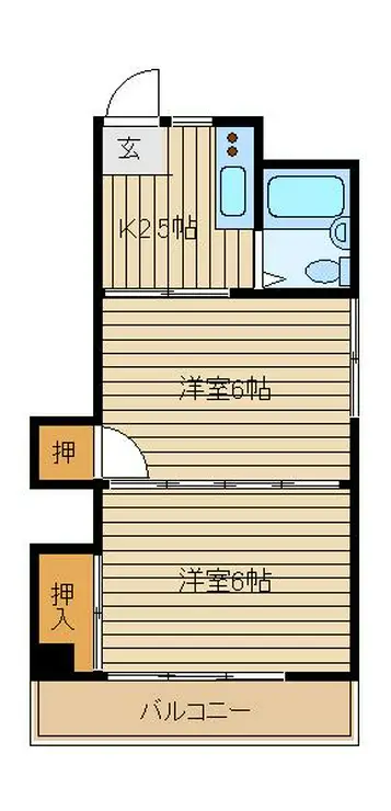 小菅マンション 2階階 間取り