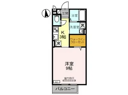 JUMEIRAH C(1K/2階)の間取り写真