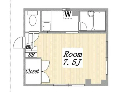 グレイスメゾン(1K/1階)の間取り写真