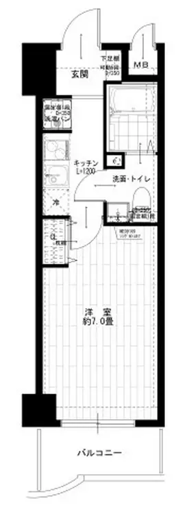 シーガル鶴見 3階階 間取り