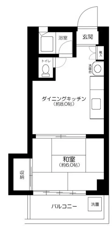 シャンボール新高円寺 4階階 間取り