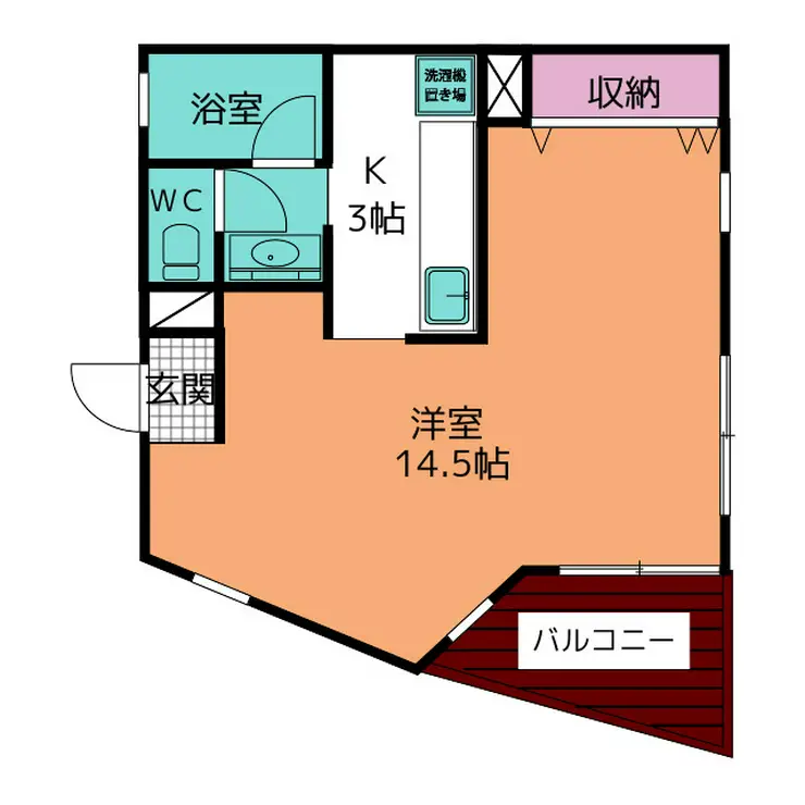 向坂タウンハイツE 1階階 間取り