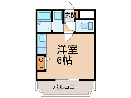 グランメール北島(ワンルーム/5階)の間取り写真