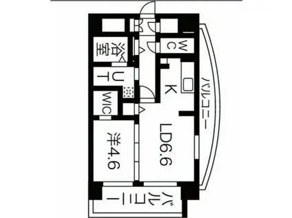 シェソワ東桜(1LDK/7階)の間取り写真