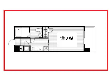 マークスプリングスタワートウキョウ52(1K/5階)の間取り写真