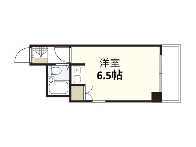 アメニティ吉島通(ワンルーム/3階)の間取り写真