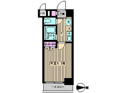 チェスターハウス本郷(1K/4階)の間取り写真