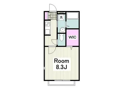 トレスプエンテVI(1K/2階)の間取り写真