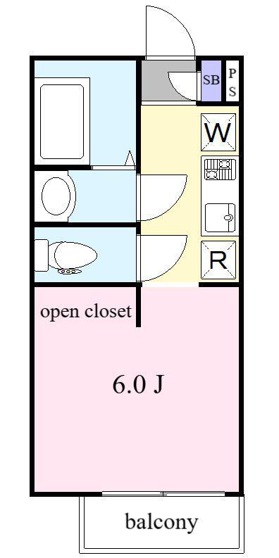 JーMAISON大和(1K/3階)の間取り写真