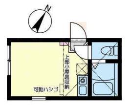 コート・ライズ神大寺(ワンルーム/1階)の間取り写真
