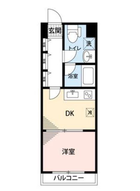 マイナビSTAY二子多摩川レジデンス(1DK/3階)の間取り写真