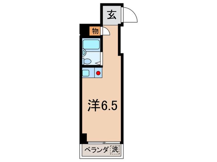 アリュール自由が丘(ワンルーム/3階)の間取り写真