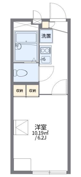 レオパレスコモンフィンチ(1K/2階)の間取り写真