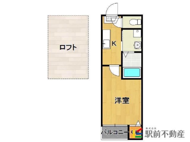 FELICE I(1K/2階)の間取り写真