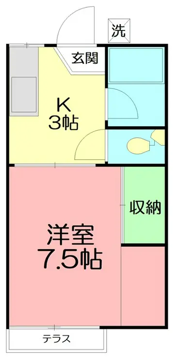 イーハトーブ海老名 1階階 間取り