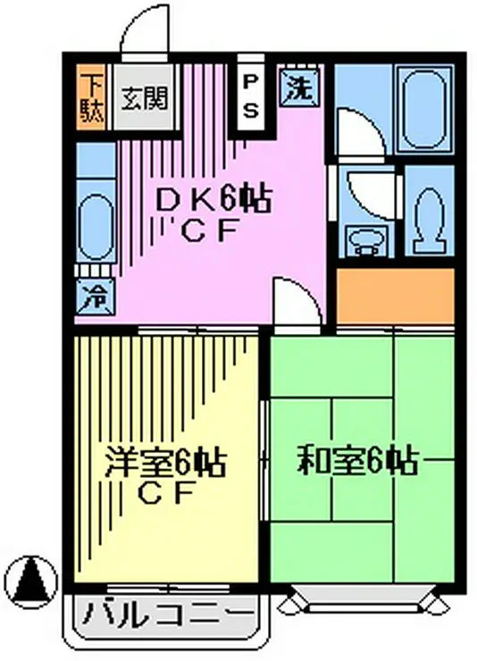 エトワールコート 2階階 間取り