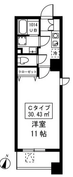 Fabulous下北沢 5階階 間取り
